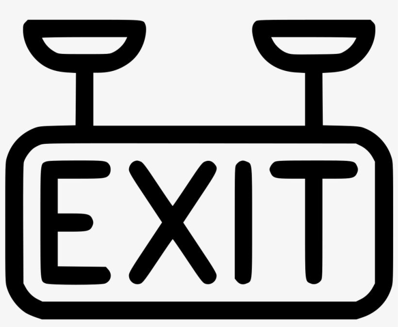 Exit Sign - - Emergency Exit Only Sign Braille, transparent png #2340687