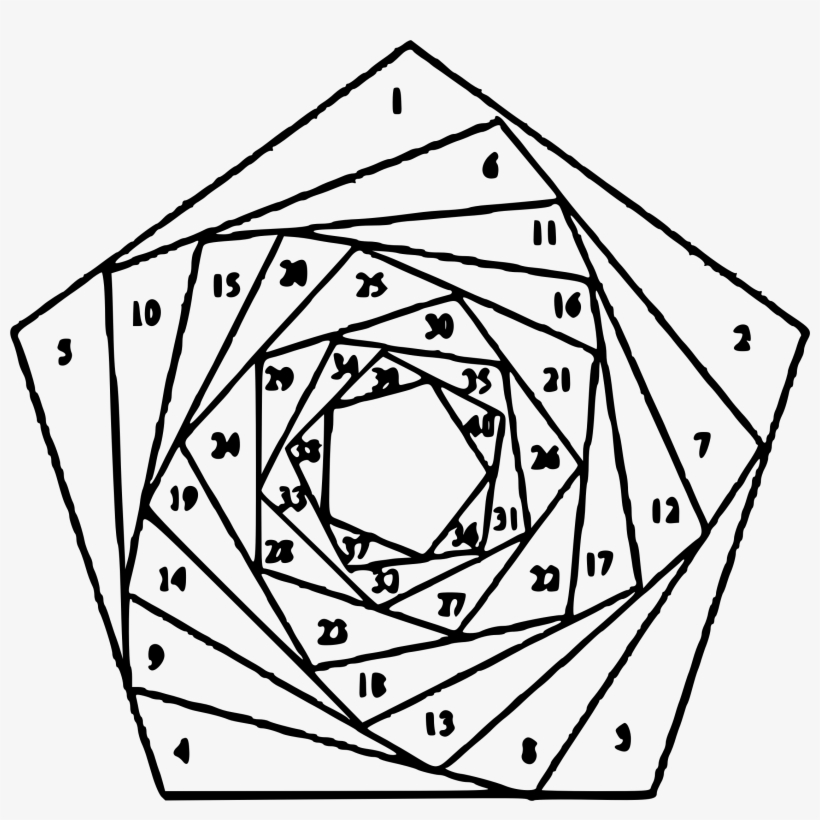 This Free Icons Png Design Of Pentagon Curve, transparent png #2340936