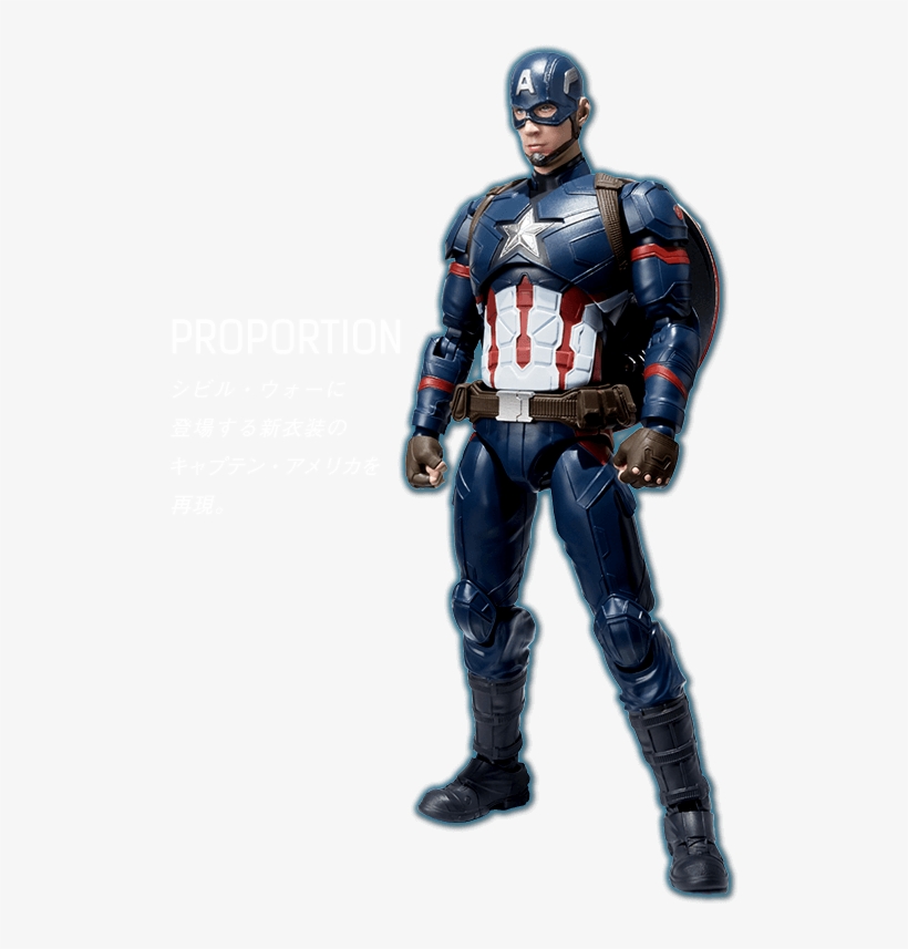 Captain America 3 - S.h. Figuarts Captain America Figure, transparent png #2341130