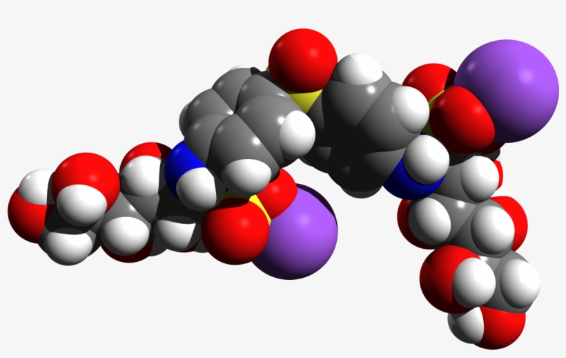 Promin Molecular Structure Spacefill - Molecular Model Png, transparent png #2341749