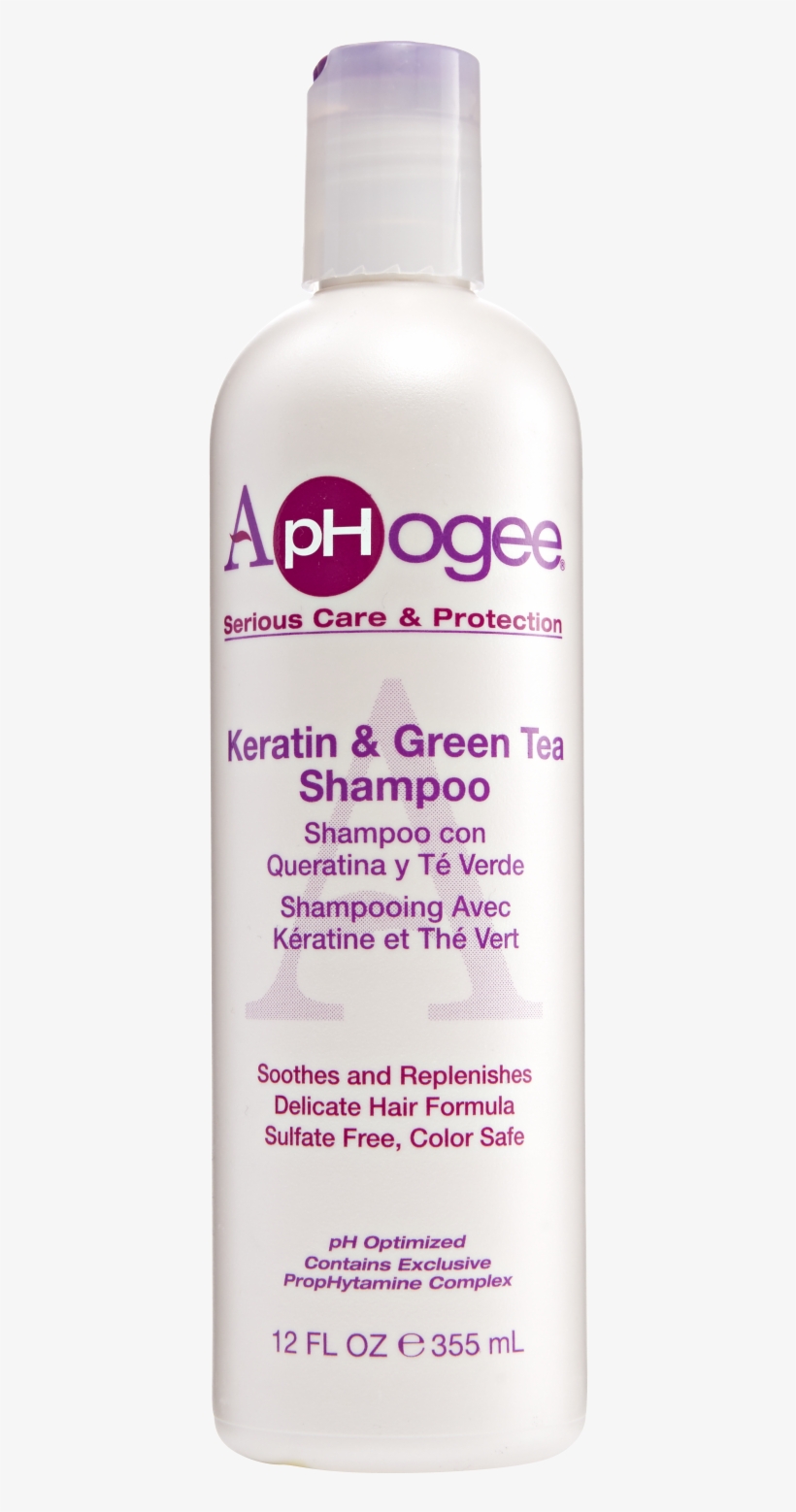 Aphogee Keratin & Green Tea Shampoo 12 Oz, transparent png #2342477