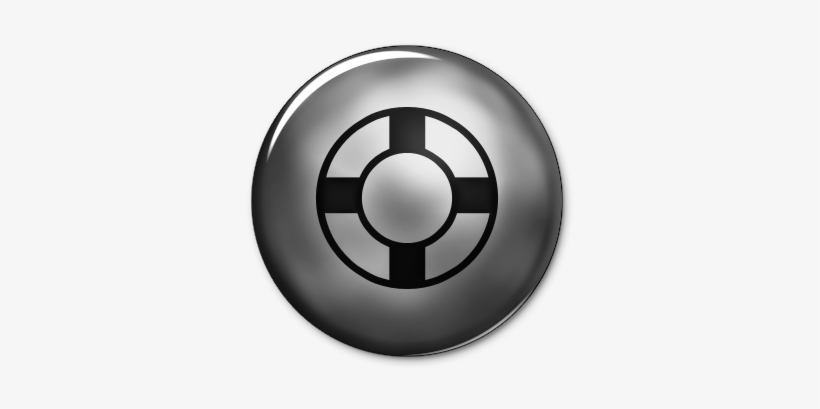 102342 Ultra Glossy Silver Button Icon Social Media - Silver Home Icon Png, transparent png #2342505