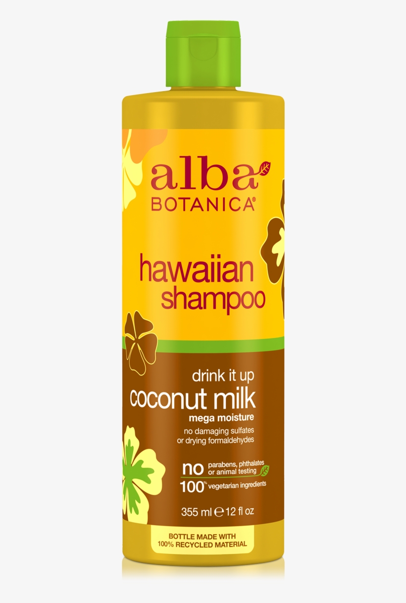 12 Fl Oz 24 Fl Oz 32 Fl Oz - Alba Botanica, Hydrating Hair Wash, Gardenia, 12 Oz, transparent png #2342761