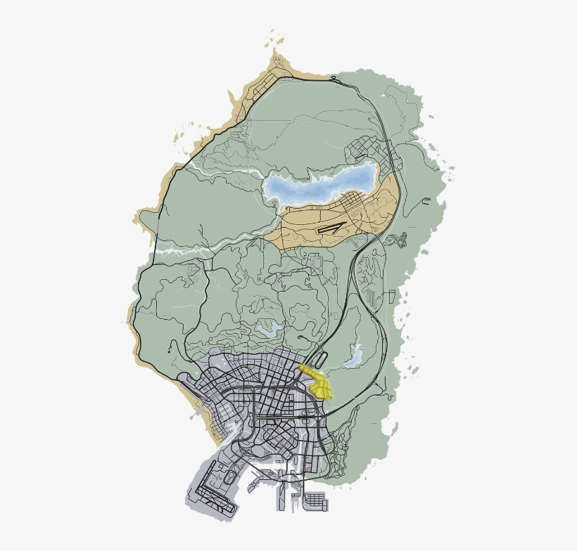 Gta 5 Map Png Vector Freeuse - Gta 5 Map Png - Free Transparent PNG ...