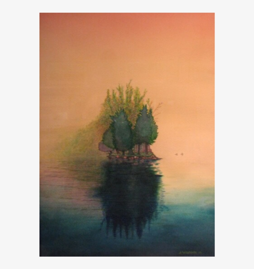 Fog At Sunrise - Reflection, transparent png #2342849