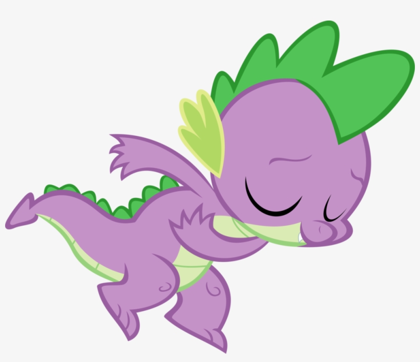 Spike The Baby Dragon - Mlp Spike Dancing Vector, transparent png #2342968