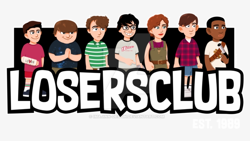 Loser Transparent Losers Club Vector Black And White - Losers Club Animado, transparent png #2343252