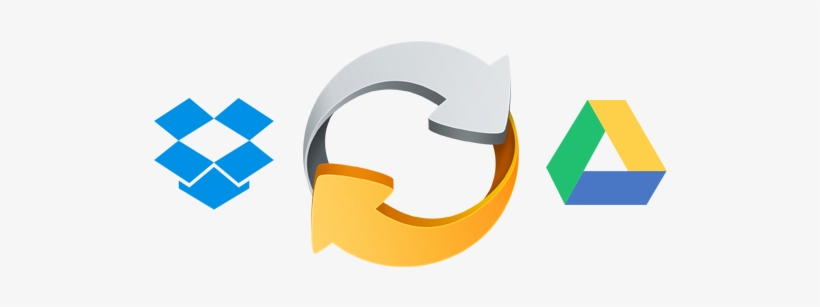 Sync Dropbox And Google Drive - Google Drive Y Dropbox Png Icon, transparent png #2343586
