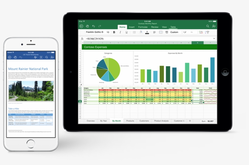 Office On Ios With Drive - Ipad Pro Best Pdf, transparent png #2343701