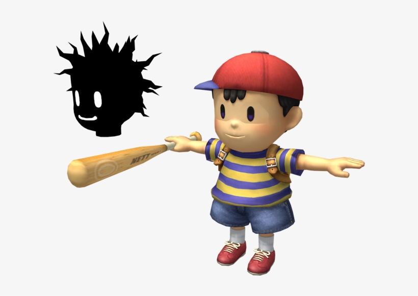 Download Zip Archive - Smash Bros Ness Model, transparent png #2344054