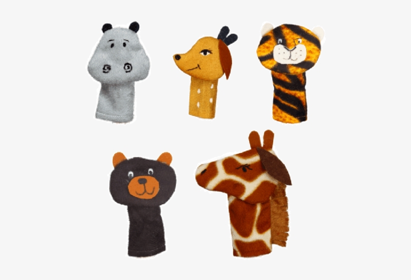 Wild Animals Set- 2 Finger Puppet - Finger Puppet, transparent png #2344167