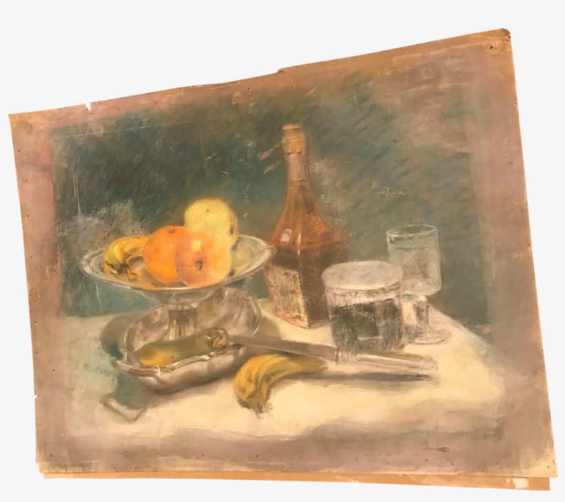 French Pastel Still Life Drawing - Drawing, transparent png #2344261