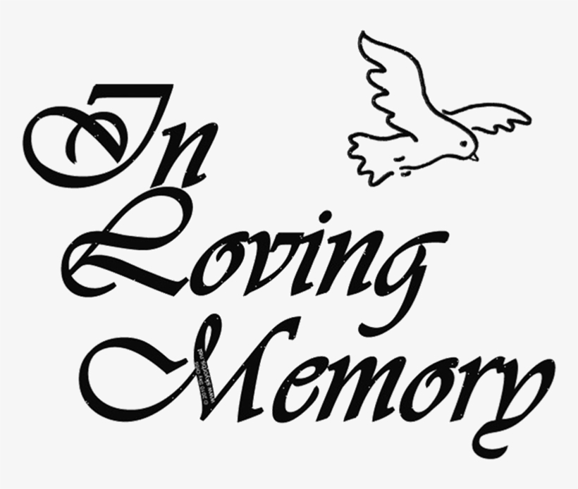 Png Freeuse Stock Memory Clipart Memorial - Loving Memory Transparent  Background - Free Transparent PNG Download - PNGkey