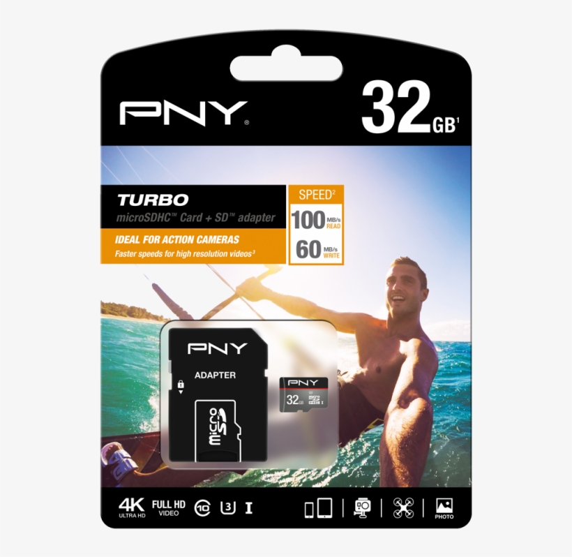 /data/products/article Large/969 20171106112447 - Pny Standard Flash Memory Card - 32 Gb Microsdhc, transparent png #2344444