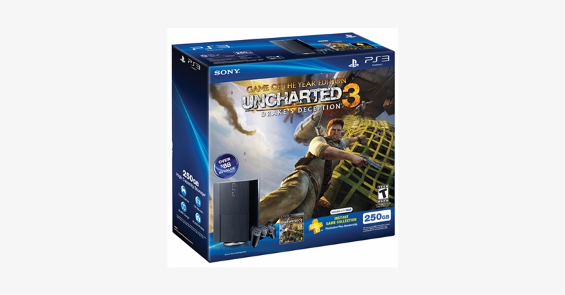 Ps3 Uncharted3 System Large - Ps3 Super Slim Uncharted, transparent png #2344694