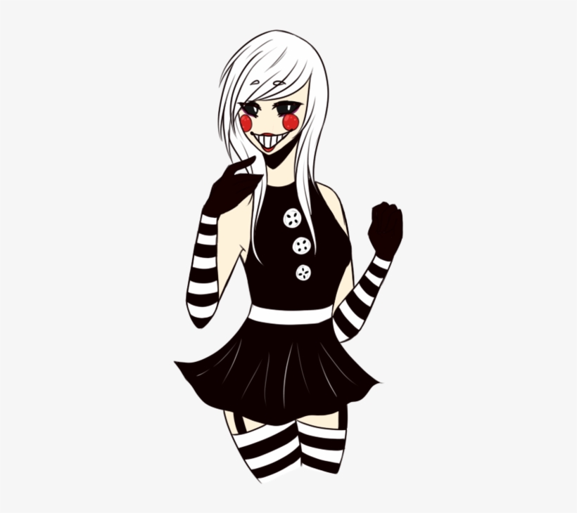 Puppet Master Fnaf, The Puppet, Fnaf Characters, The - Human Marionette Fnaf Girl, transparent png #2344889