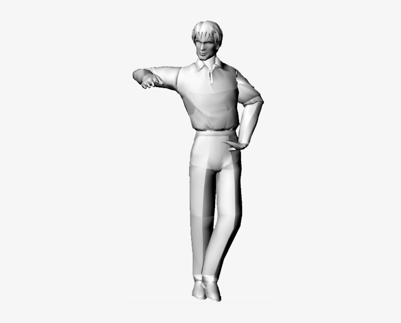 Man Standing 3d - Standing, transparent png #2344893