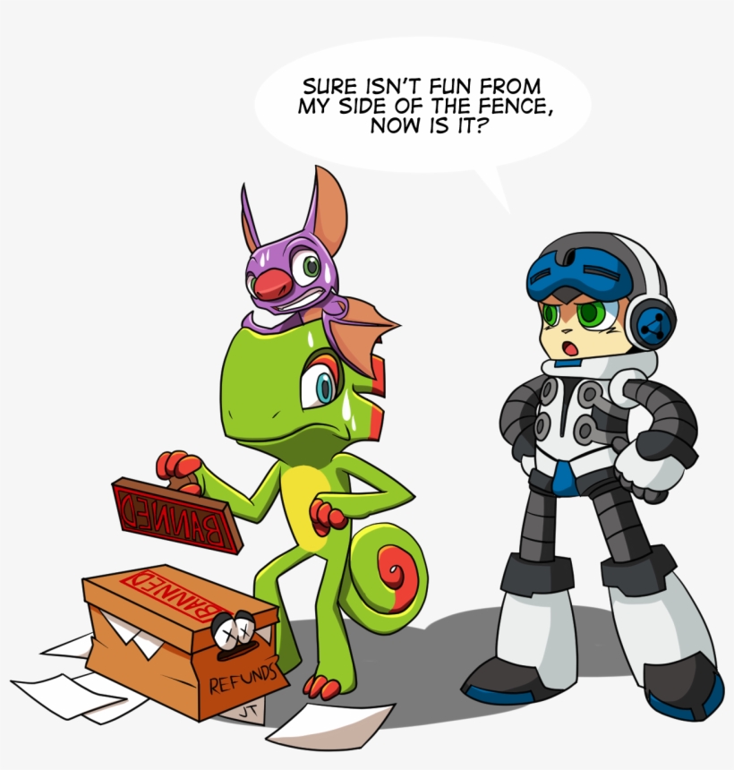 Sure Isn't Fun Fromm My Side Of The Fence, Now Is It - Dr Quack Yooka Laylee, transparent png #2345294