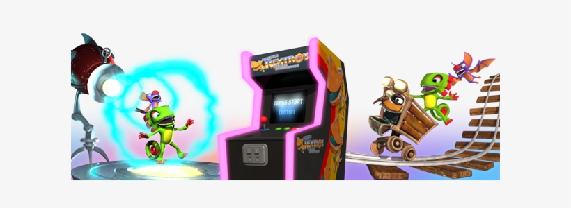 Taking Control Of A Unique Co-op Character, A Second - Retro Arcade Yooka Laylee, transparent png #2345495