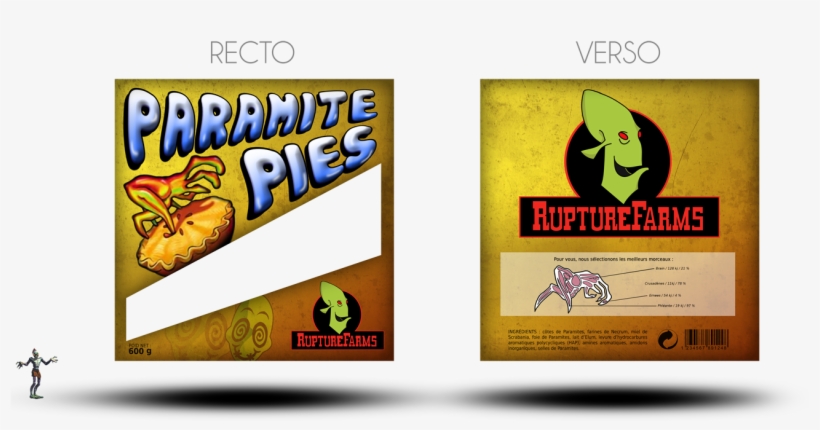 Paramite Pies Packaging By Lunaricecream-d4l3ztt - Paramite Pies, transparent png #2345689