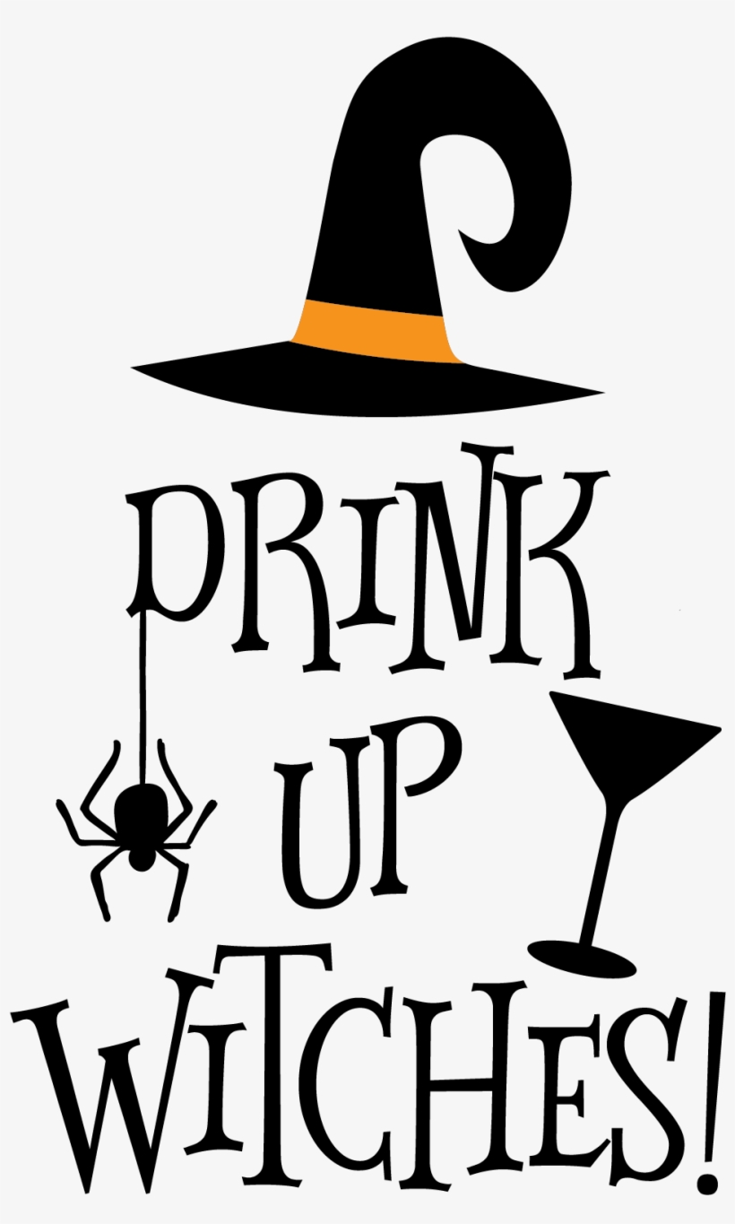 Pin By Marga Díaz-madroñero Rodríguez On Halloween - Drink Up Witches Svg, transparent png #2345867