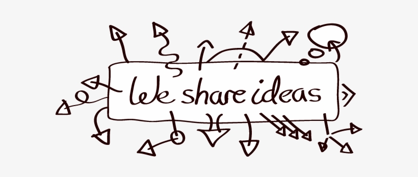 We Share Ideas - Sharing Thoughts And Ideas, transparent png #2345911