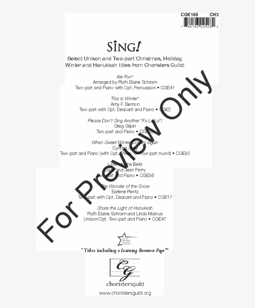 Thumbnail Season's Greetings Thumbnail - Festive Fanfare Sheet Music, transparent png #2346445