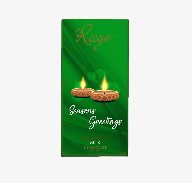 Rage Seasons Greetings Milk Chocolate - Rage Seasons Greetings Milk Chocolate 90 Gm, transparent png #2346740