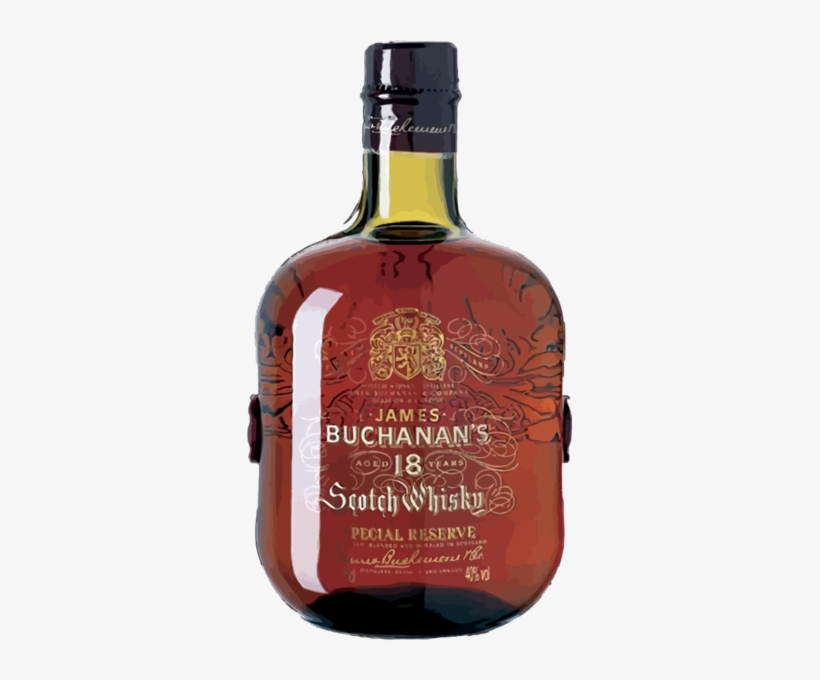 Buchanan's 18 Year Old Blended Scotch 750ml - James Buchanan's 18 Year Old Special Reserve Scotch, transparent png #2346924