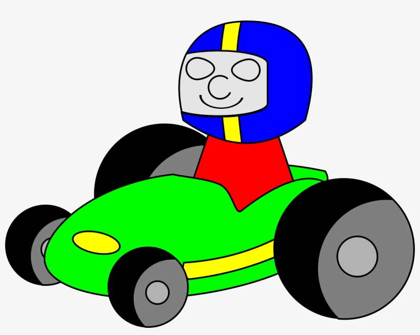 Clipart - Go Kart Drawing Easy, transparent png #2347142