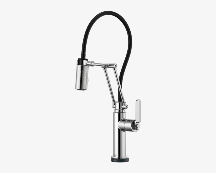 Smarttouch® Articulating Faucet With Industrial Handle - Brizo 64243lf Ss, transparent png #2347723