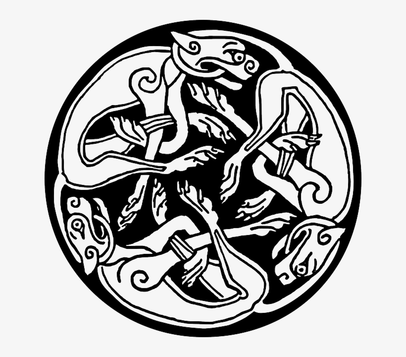 Celtic Cat Druid - Celtic Dogs, transparent png #2347835