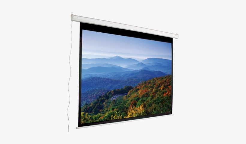 Mustang Sc-e106d169 Electric Projector Screen - Virginia Blue Ridge Mountains, transparent png #2348312