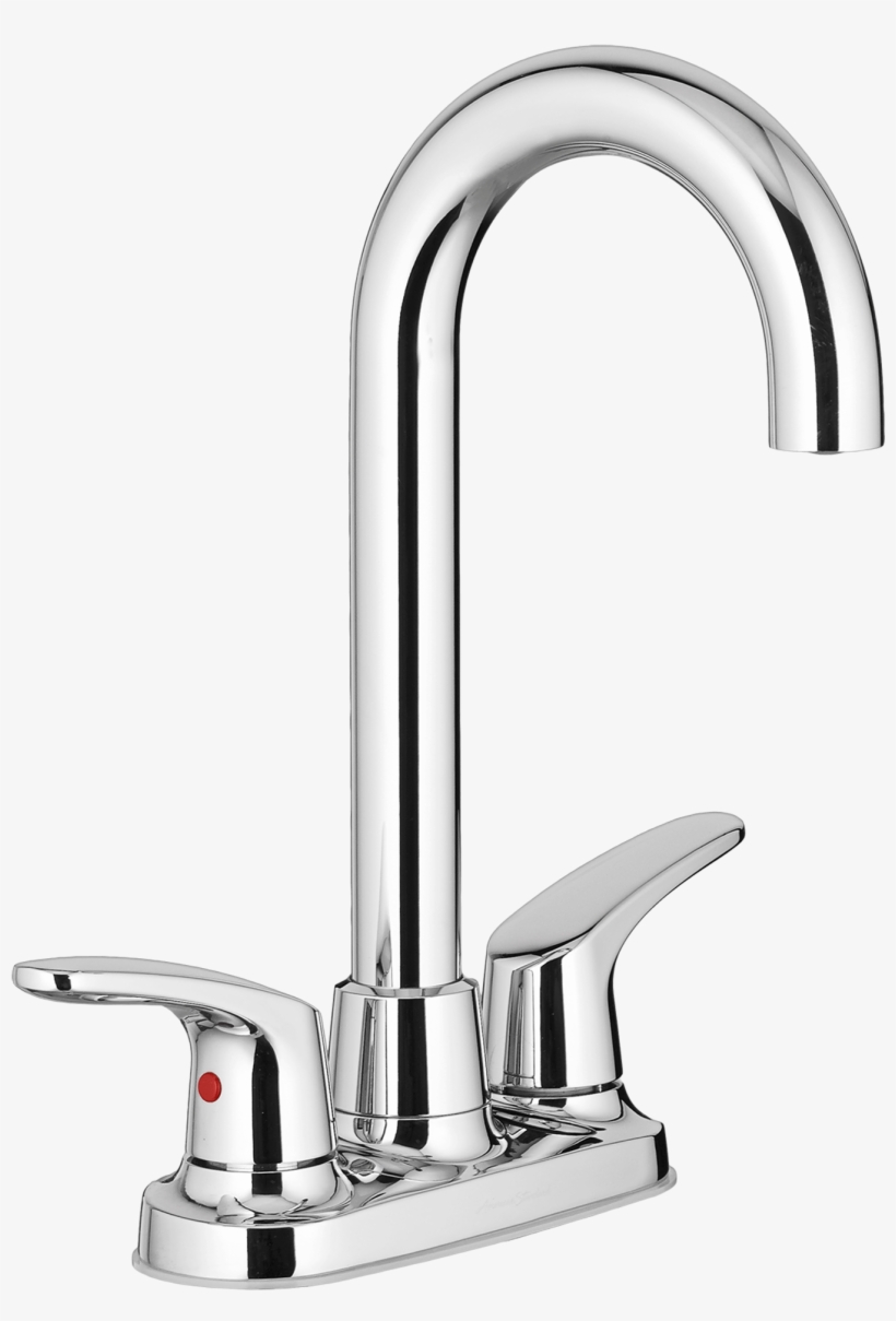 American Standard Colony Pro Bar Sink Faucet - American Standard 7074.400.002 Colony Pro Brass 2-lever, transparent png #2348464
