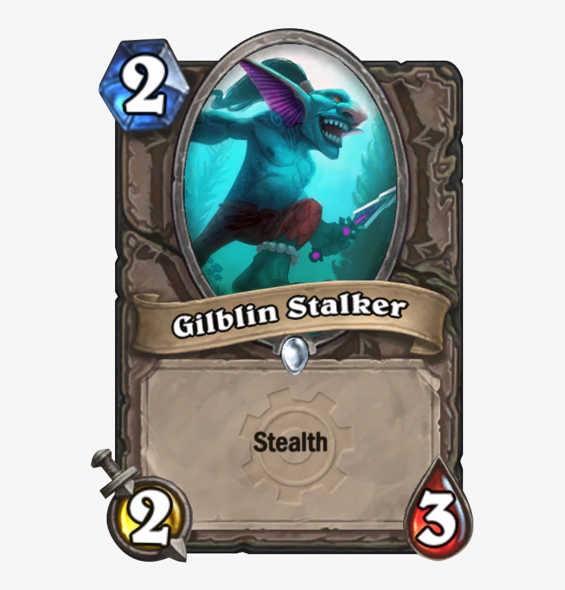 Gilblin Stalker Card - Murloc Tinyfin, transparent png #2348565