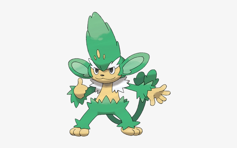 It Attacks Enemies With Strikes Of Its Thorn-covered - Pokemon Simisage, transparent png #2348608