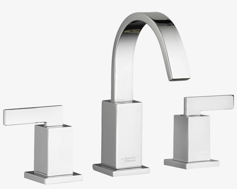 Square Bathroom Sink Faucet, transparent png #2348611