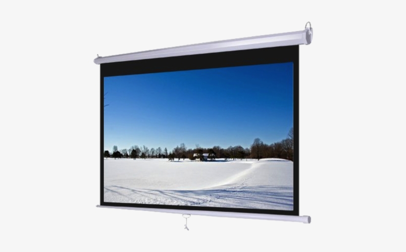 Cinema Choice 106" Matte White Manual Screen - شاشة بروجكتر, transparent png #2348653