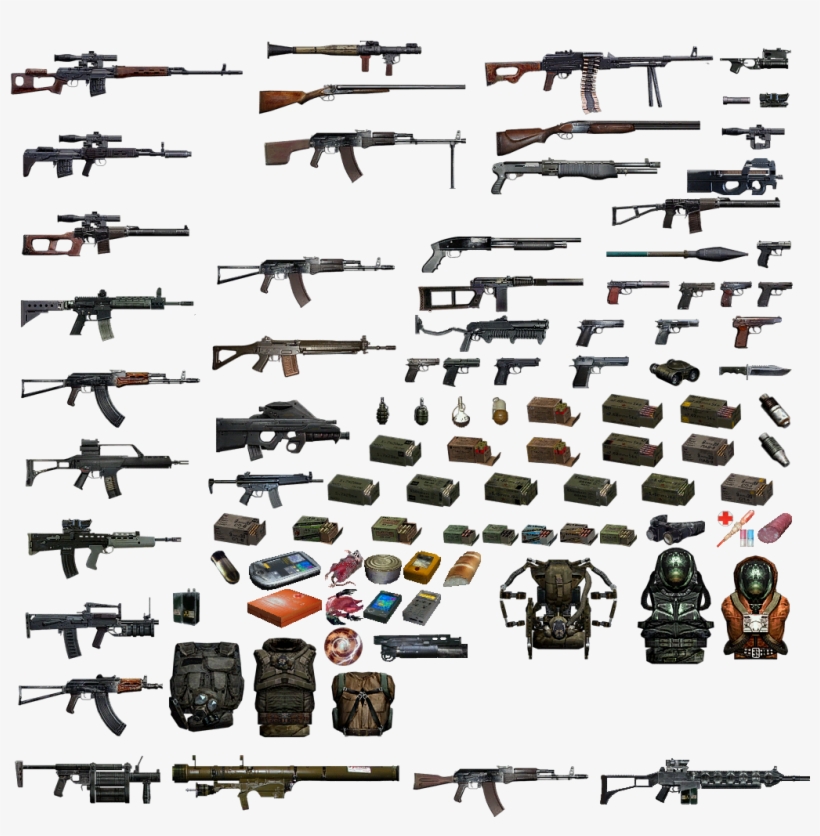 Soc-icon All Weapons - Stalker Shadow Of Chernobyl Armas, transparent png #2348771