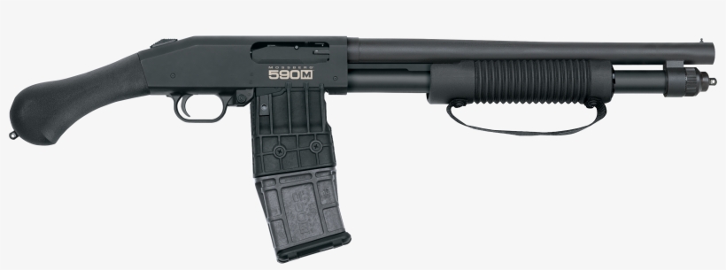 590m Shockwave Mag-fed Pump Action - Mossberg Shockwave Magazine, transparent png #2348820