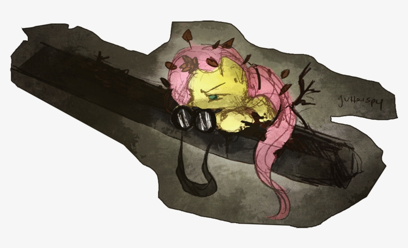 Cosmicunicorn, Binoculars, Fluttershy, Flutterstalker, - Illustration, transparent png #2349019