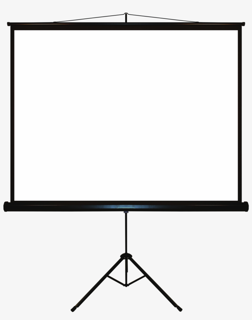 Tripod Projection Screen - Led-backlit Lcd Display, transparent png #2349040