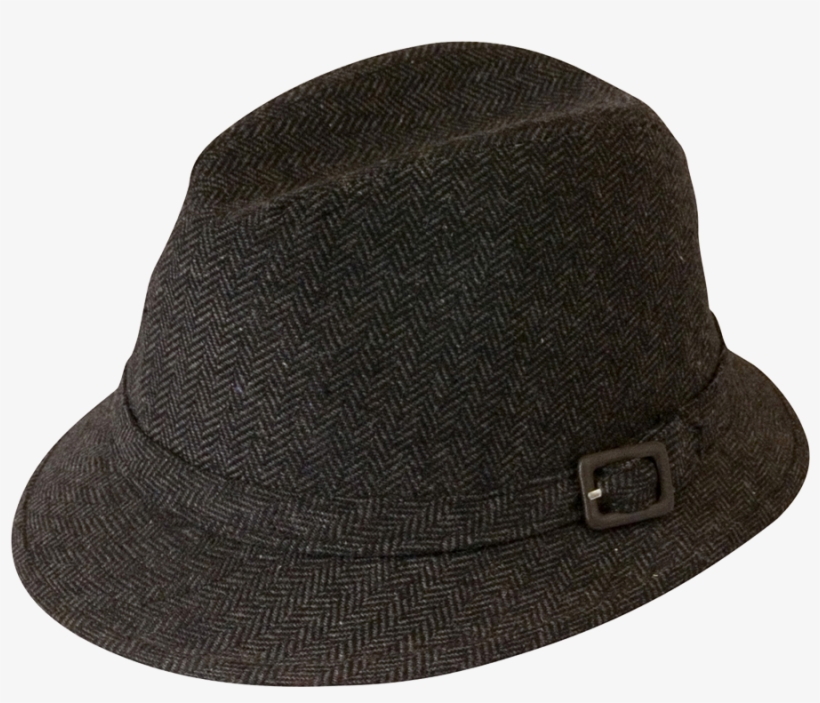 Gamble & Gunn 'clouseau' Grey Herringbone Stalker - Hat, transparent png #2349079