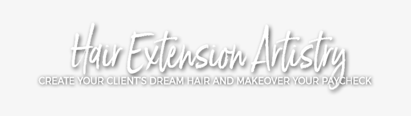 Hair Extension Artistry Logo Main - Graphics, transparent png #2349177