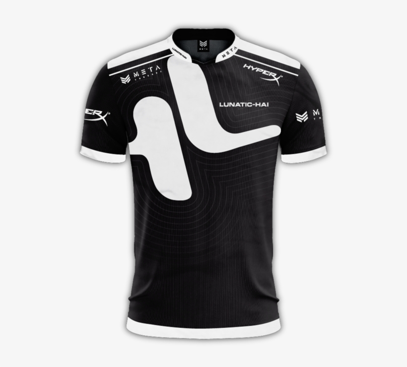 Lunatic-hai "shockwave" Short Sleeves Jersey - Jersey, transparent png #2349265