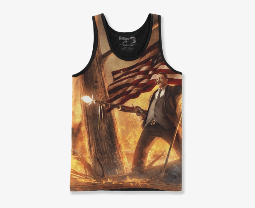 Teddy Roosevelt Vs Bigfoot Zoom - Teddy Roosevelt Bigfoot, transparent png #2349498