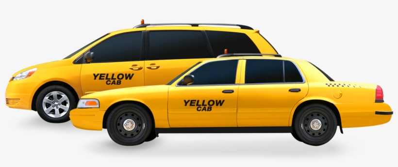 Cab - Yellow Taxi, transparent png #2349625
