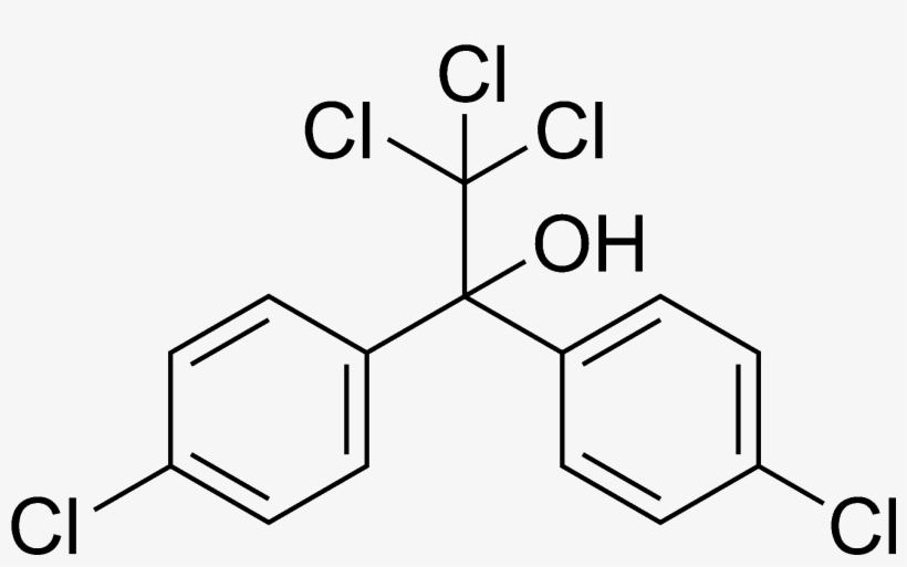 Description Dic Description Dicofol Chemical Structure - 2 Amino 2 5 Dichlorobenzophenone, transparent png #2349696