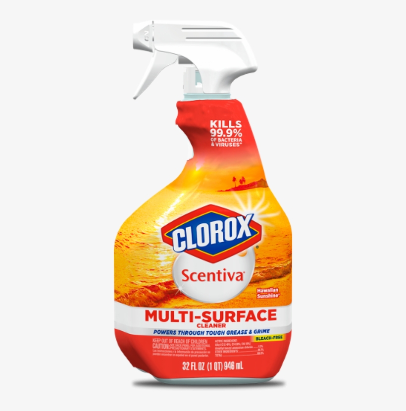 3 Pk. Clorox Scentiva Multi Surface Cleaner, Spray, transparent png #2349839