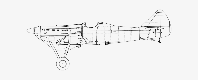 Vector Blueprint Airplane - Bücker Bü 131 Jungmann, transparent png #2350237